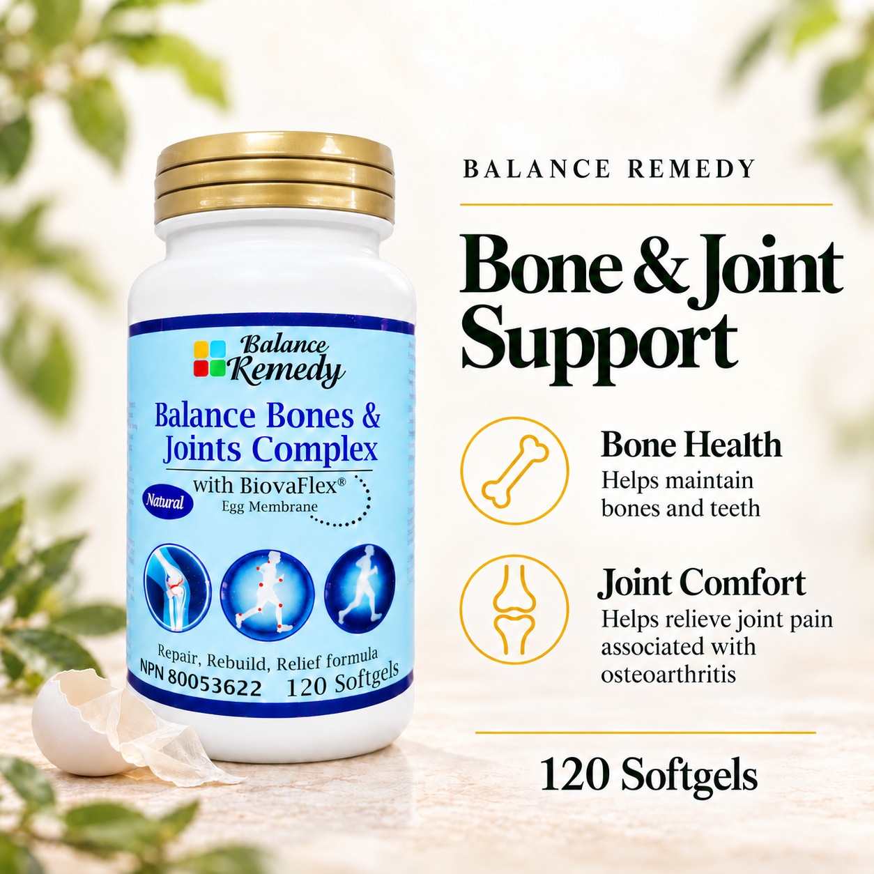 Bone health and joint comfort support